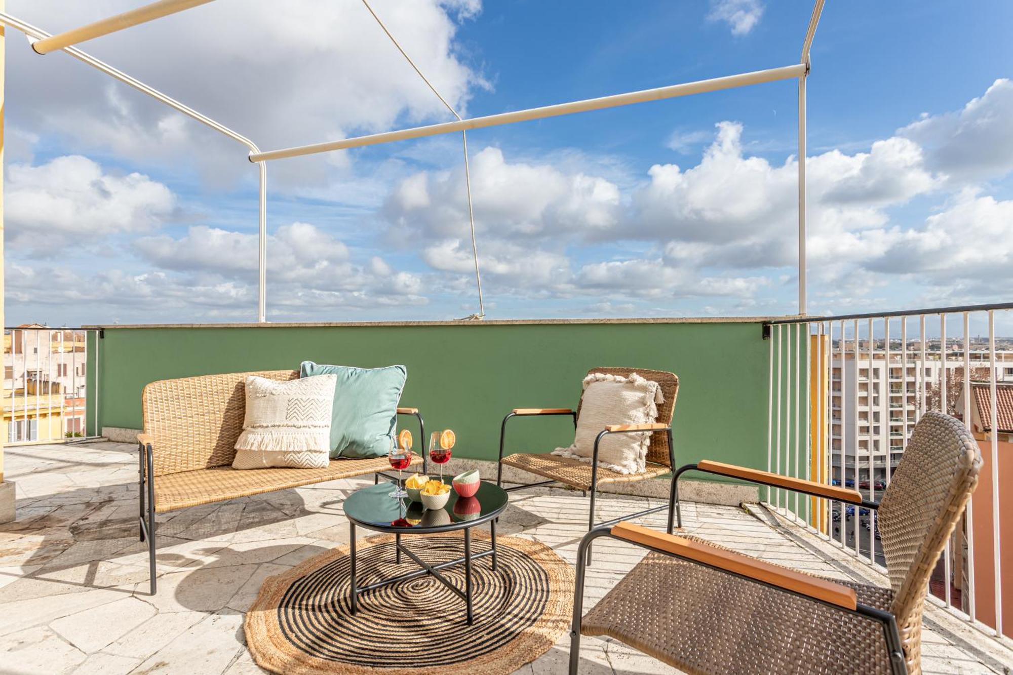 Apartament Viola Penthouse With Rome Panoramic View Zewnętrze zdjęcie